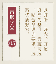 滨州起名流程五